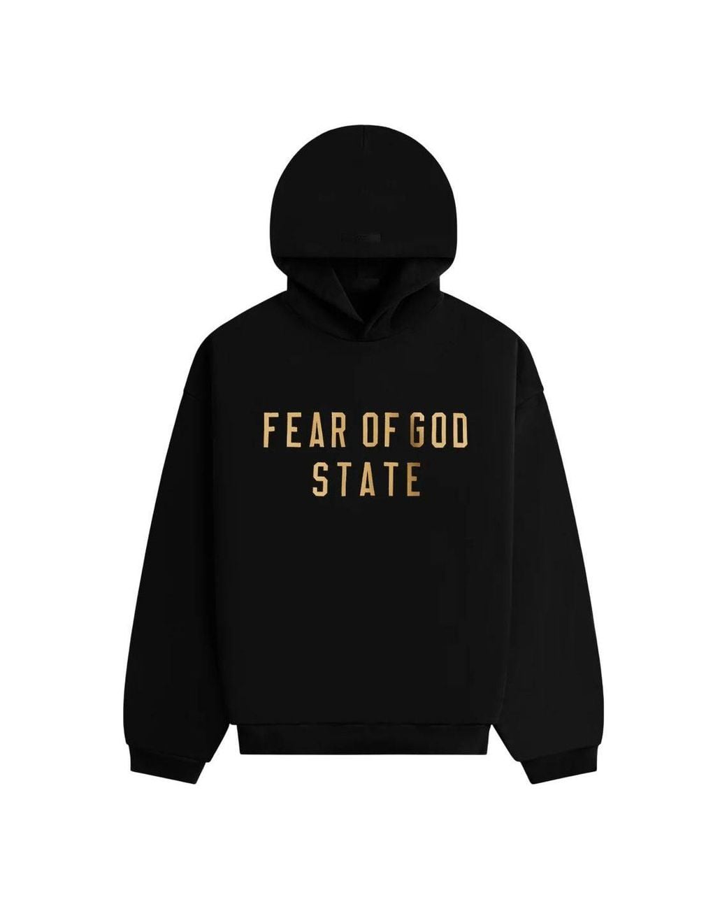Fear Of God Black Ss25 Fleece Hoodie for men