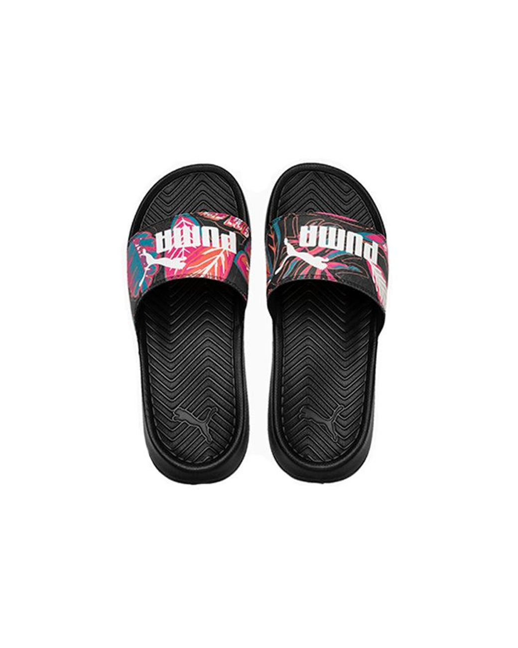 PUMA Blue (Wmns) Popcat Flower Power Sandals