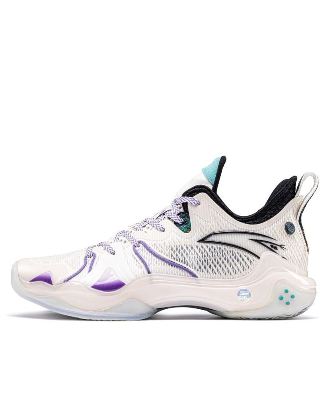 Anta White X Courtman Shock Wave 4 Pro for men