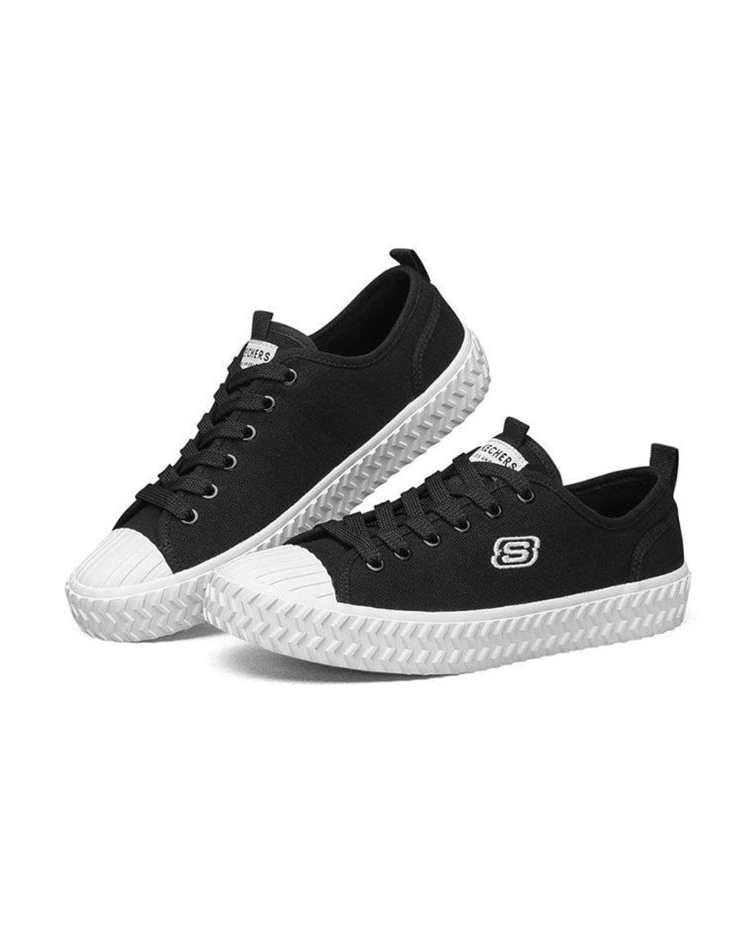 Skechers Black (Wmns) Street Trax Low-Casual Shoes