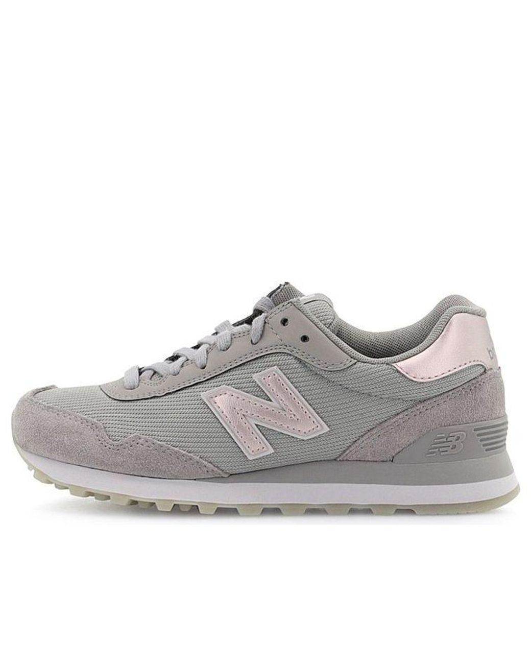New Balance 515 Grey/pink in Gray | Lyst