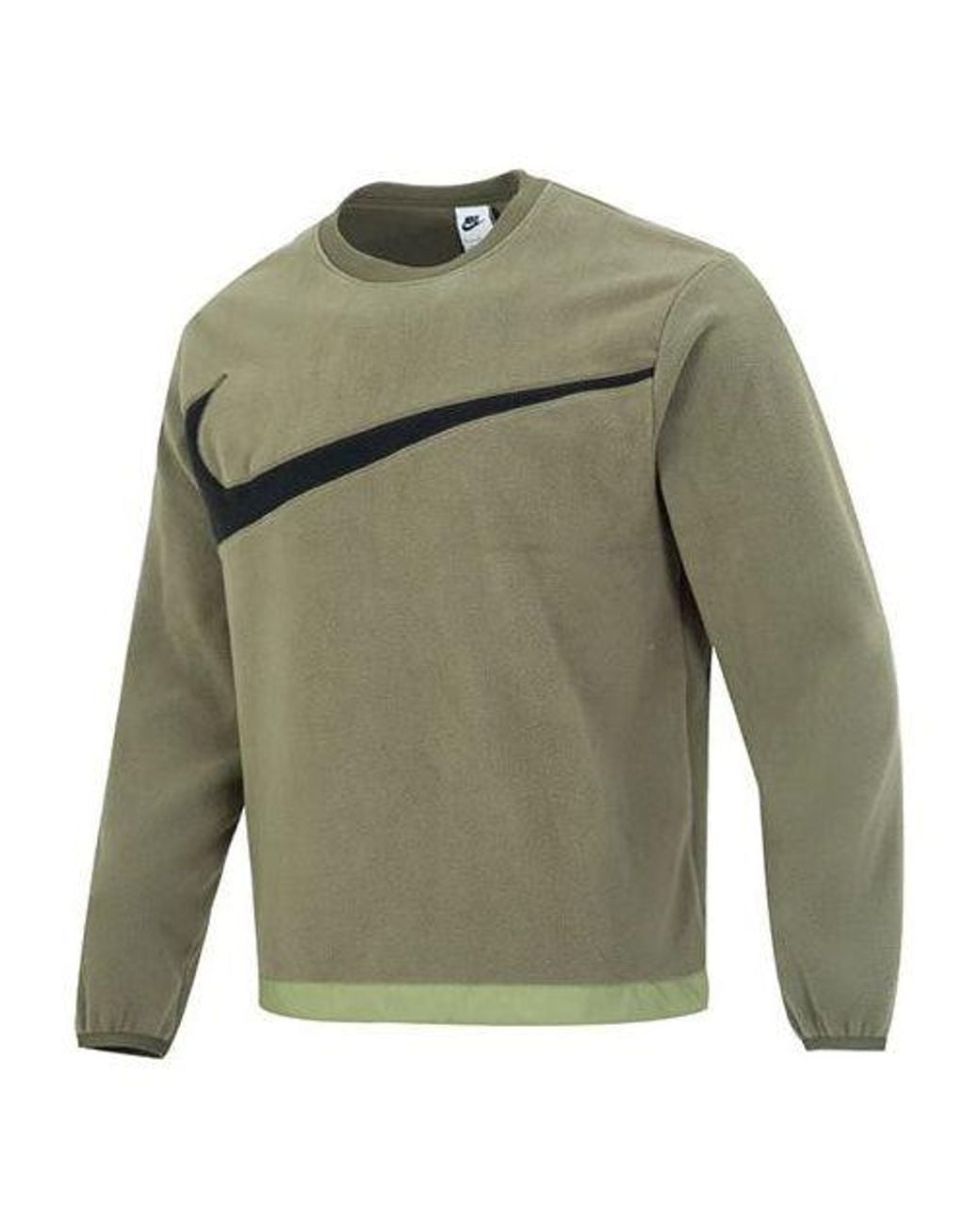 Nike Green As M Nk Club+ Flc Crew Wntr Logo for men