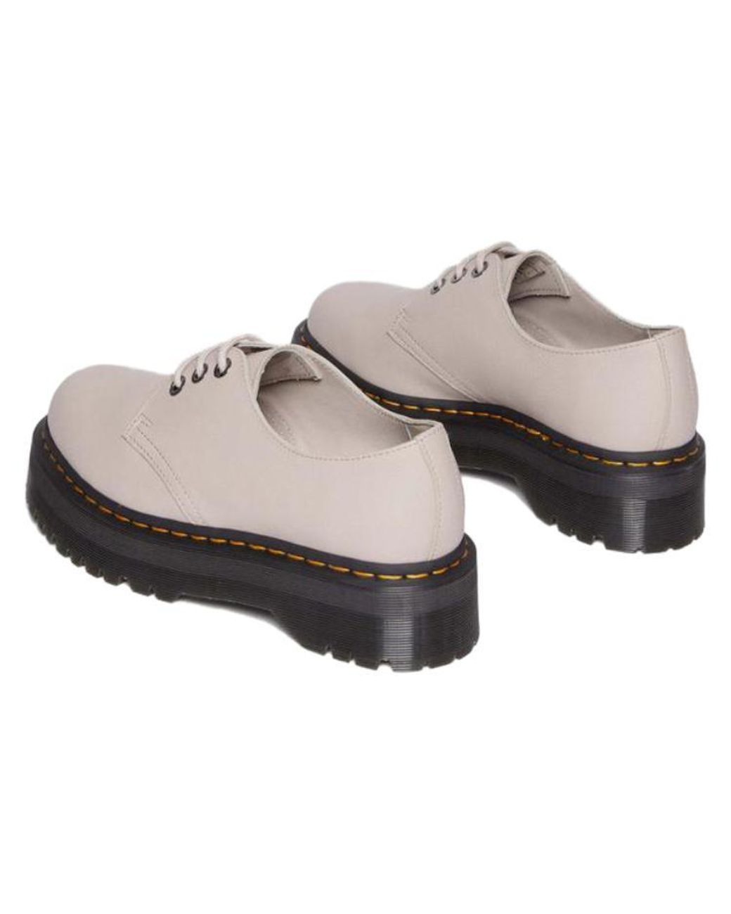 Dr. Martens White Dr.Martens 1461 Ii Pisa Leather Platform Shoes 'Vintage Taupe'