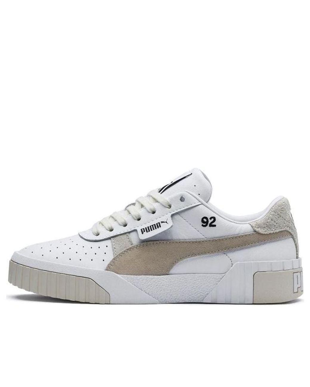 PUMA White (Wmns) Cali Leather Suede X Sg