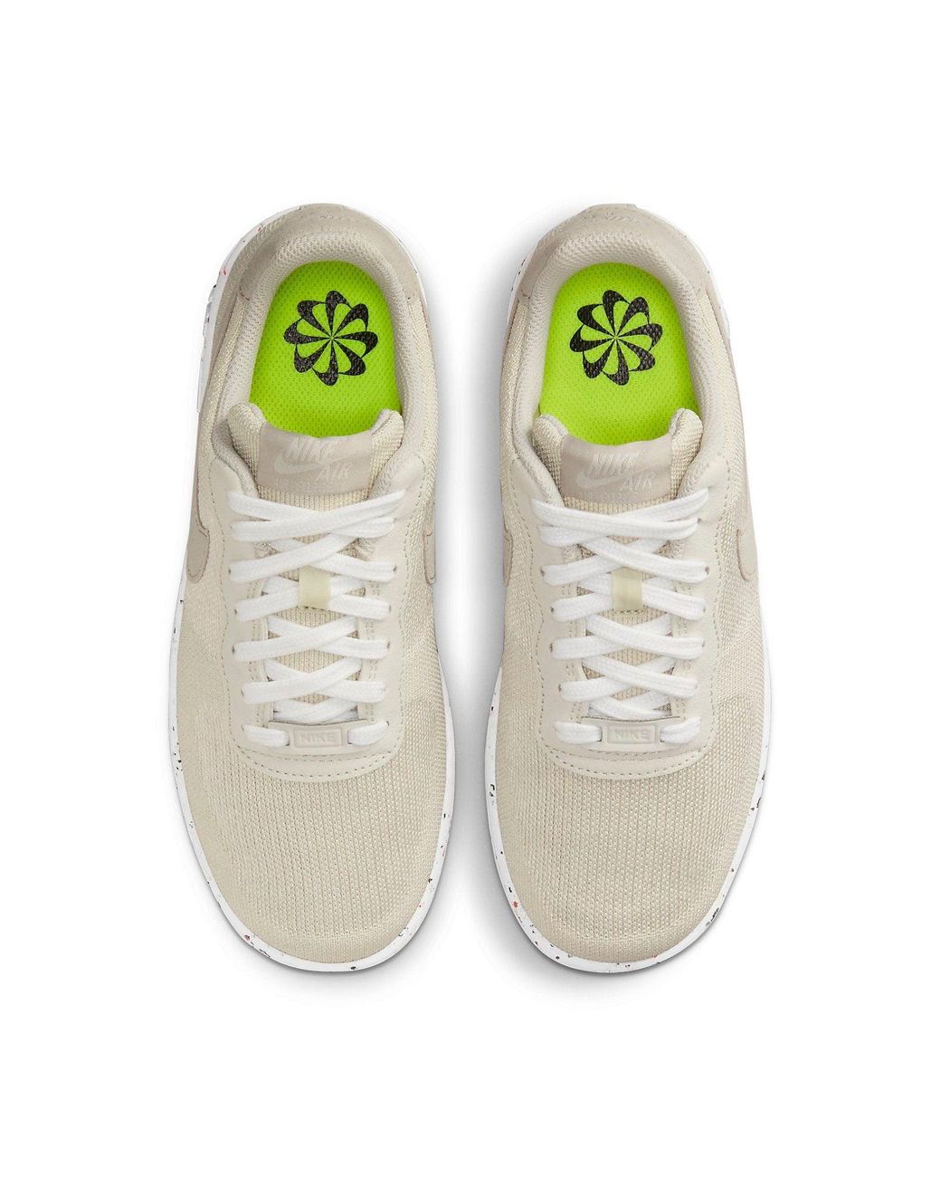 Nike White Air Force 1 Crater Flyknit