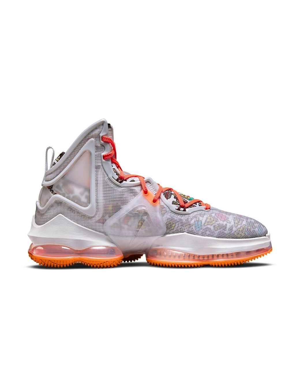 Nike White Lebron 19 'Fast Food' for men