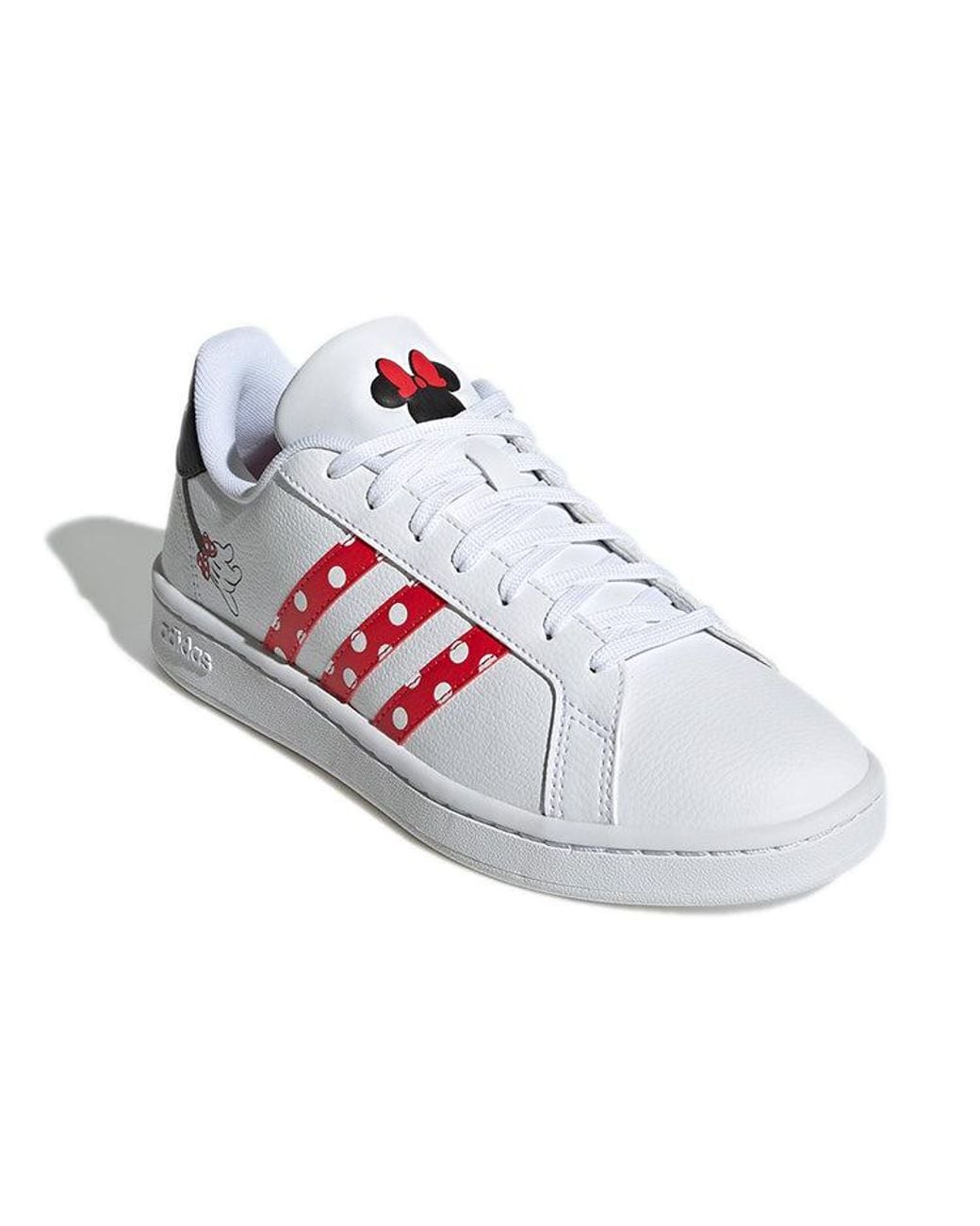 Adidas White (Wmns) X Disney Grand Court Base 'Minnie Mouse'