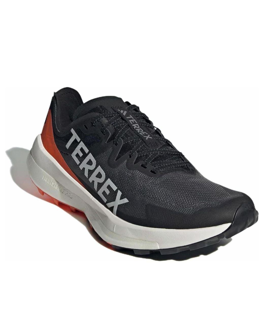 Adidas White Terrex Agravic Speed Trail 'Core Impact' for men