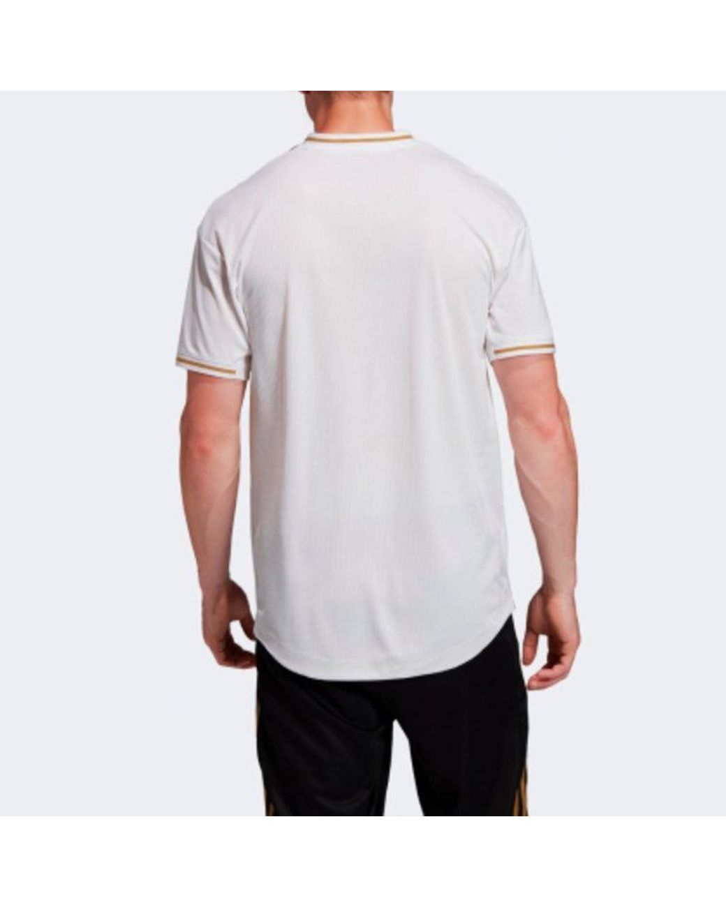 Adidas White Real Madrid 2019/2020 Authentic Match Home Jersey for men