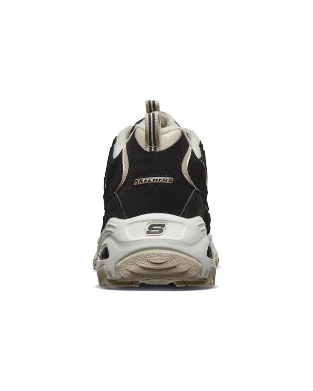 Skechers Black (Wmns) D'Lites 1.0 Fashion Running Shoes