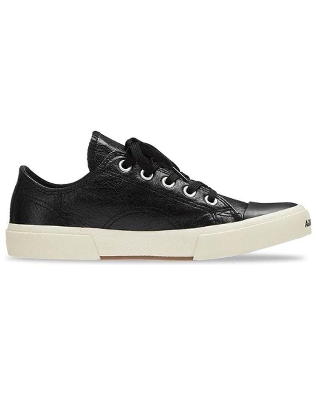 Balenciaga Black (Wmns) Paris Low Top Sneakers Leather And Rubber'