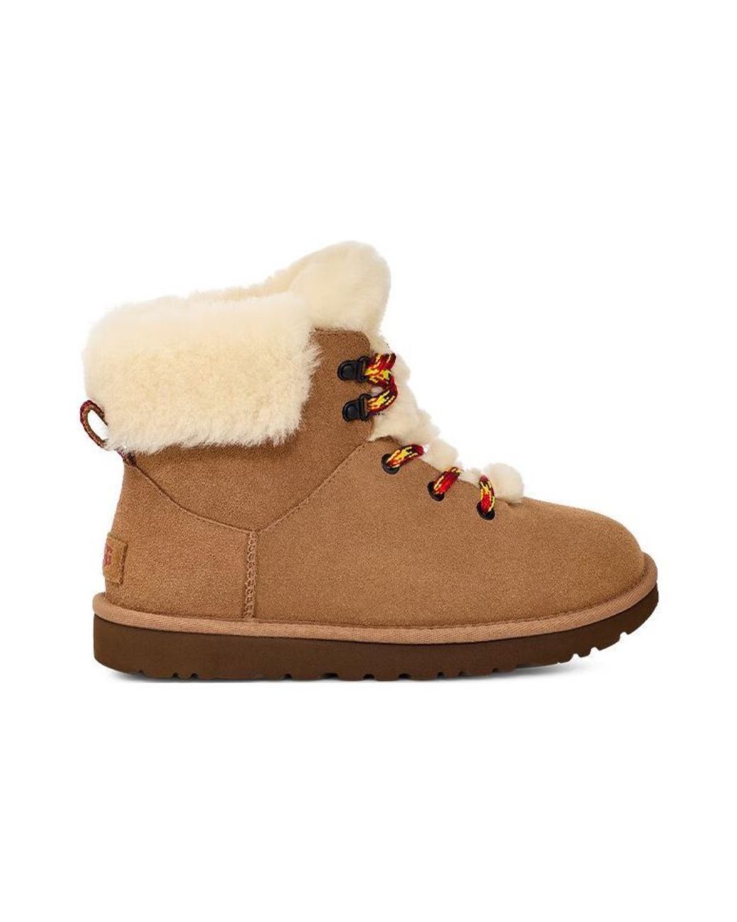 Ugg Brown (Wmns) Classic Mini Alpine Lace