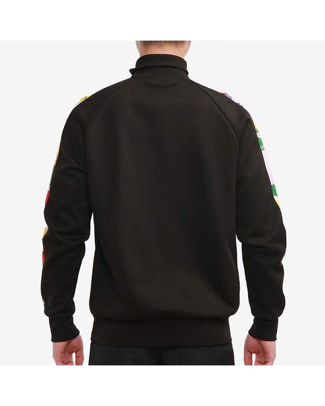 PUMA Black T7 Casual Sports Slim Fit Stand Collar Jacket for men