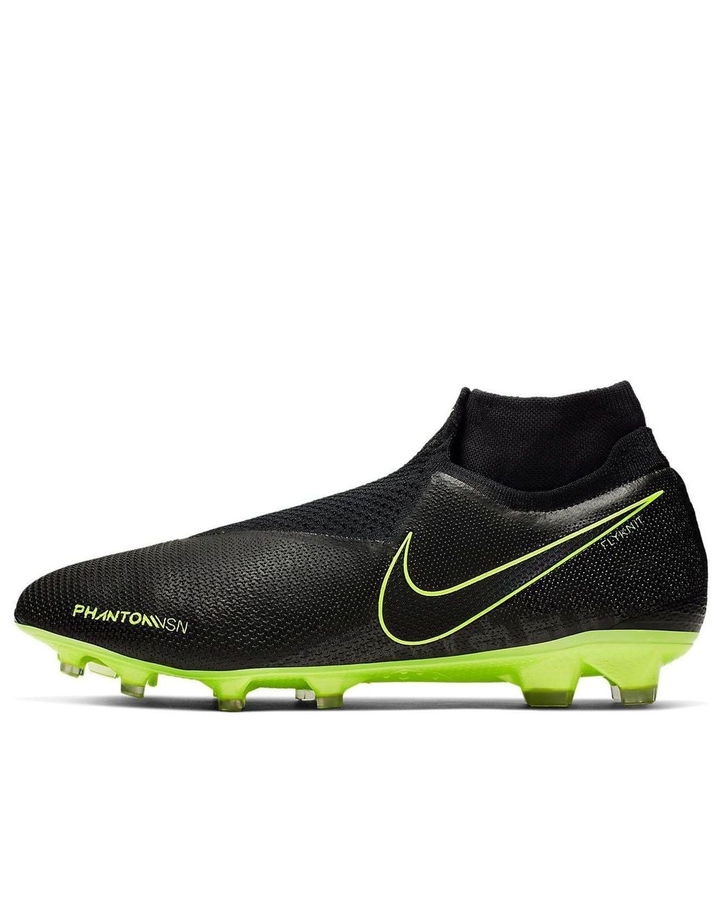 Nike Black Phantom Vision Elite Df Fg Volt' for men
