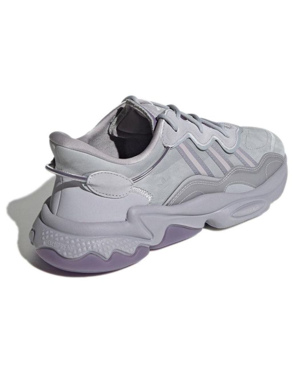 Adidas Gray Originals Ozweego Cozy Wear-Resistant Running Shoes for men