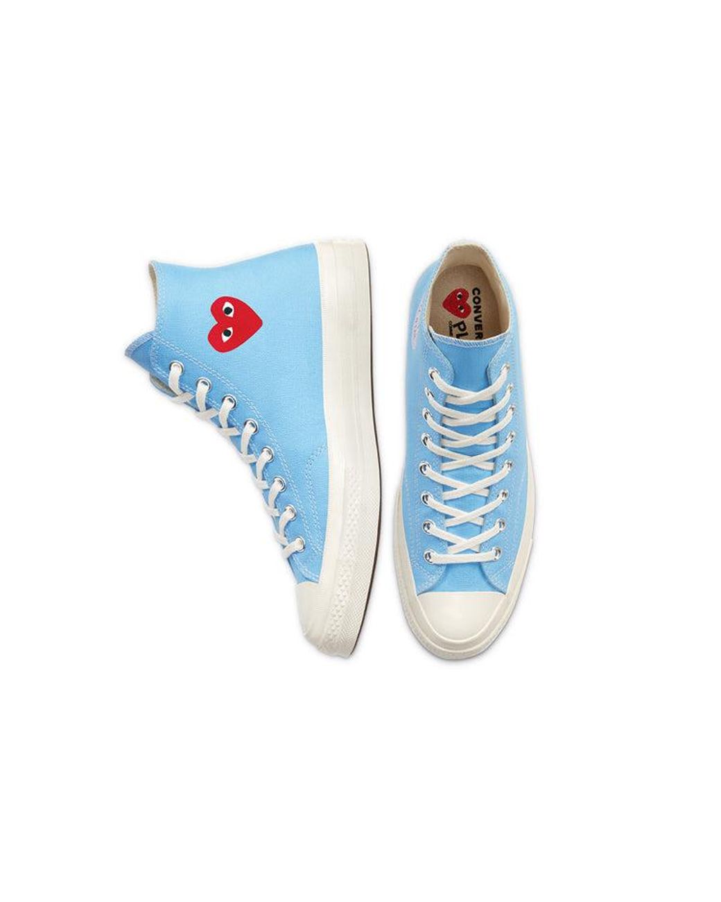 Converse Blue X Comme Des Garcons Play Chuck 70 High 'Bright' for men