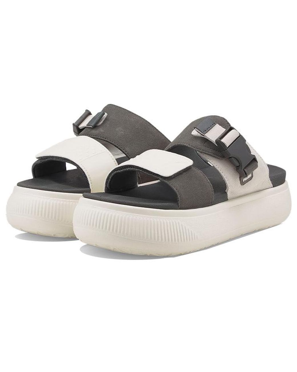 PUMA White (Wmns) Suede Mayu Sandal 'Marshmallow Dark Shadow'