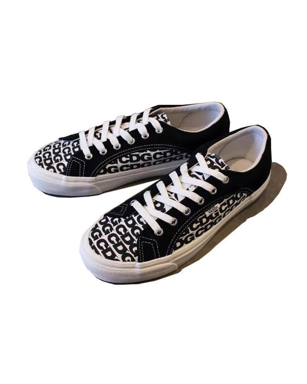 Vans Black Comme Des Garcons X Lampin 'Cdg Print' for men