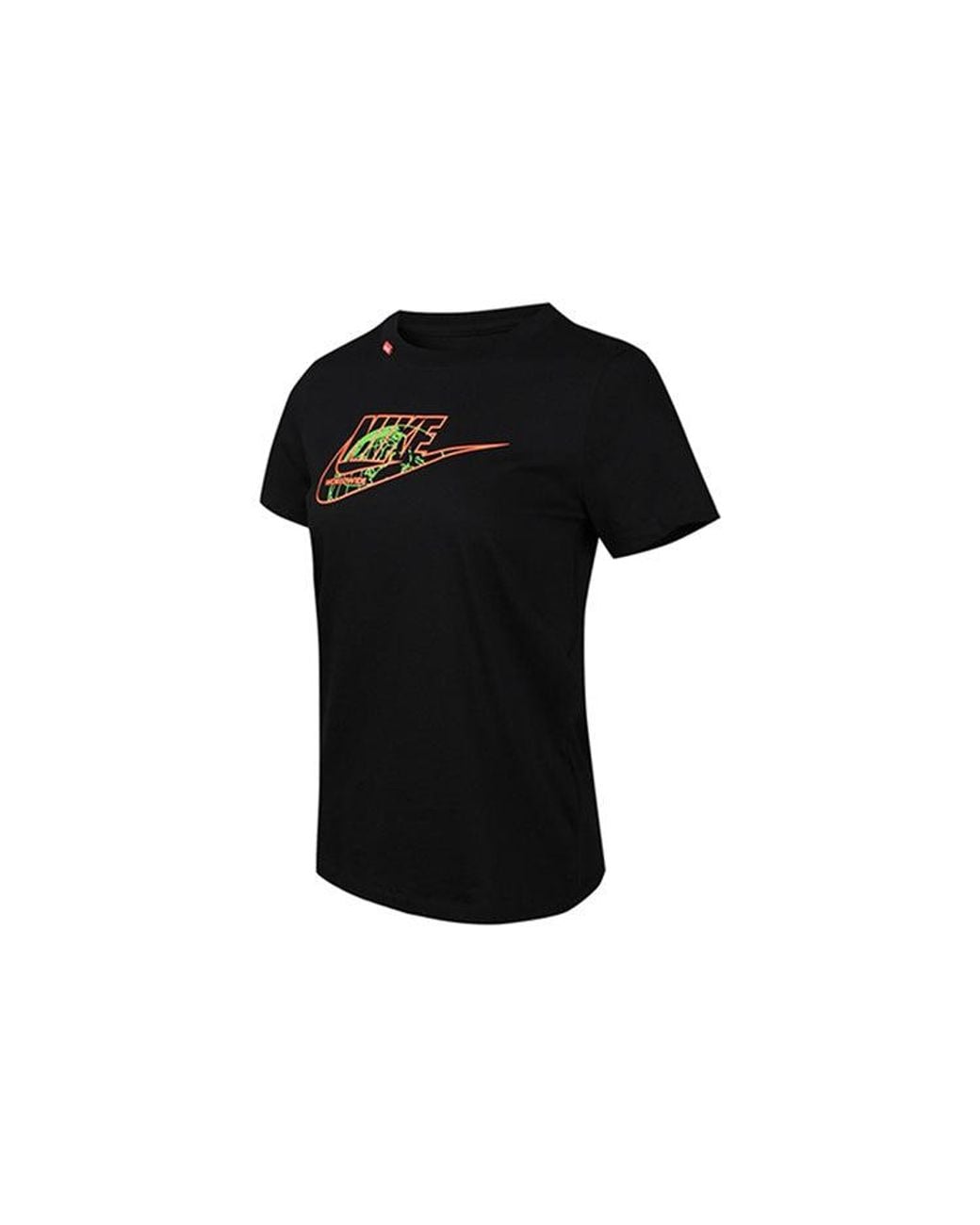 Nike Black (Wmns) Sportswear Round Neck Casual Short Sleeve