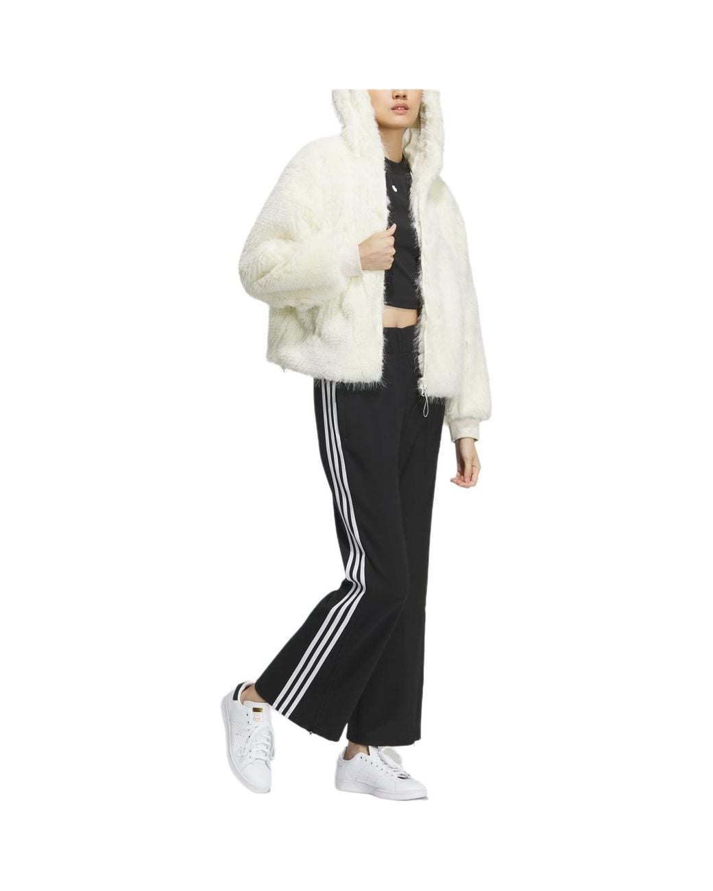 Adidas White (Wmns) Originals X Feifei Ruan Cny Fur Jackets Asia Sizing