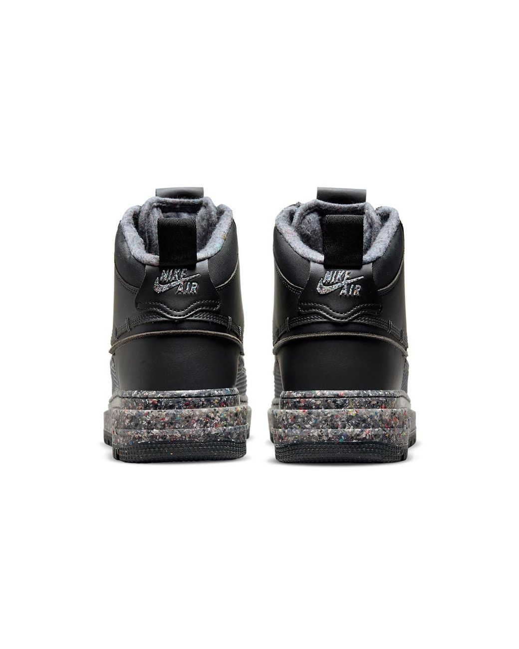 Nike Black Air Force 1 Boot Nn 'Dark Smoke Crater' for men