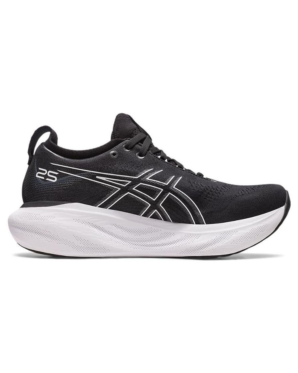 Asics Black (Wmns) Gel-Nimbus 25 Wide Pure'