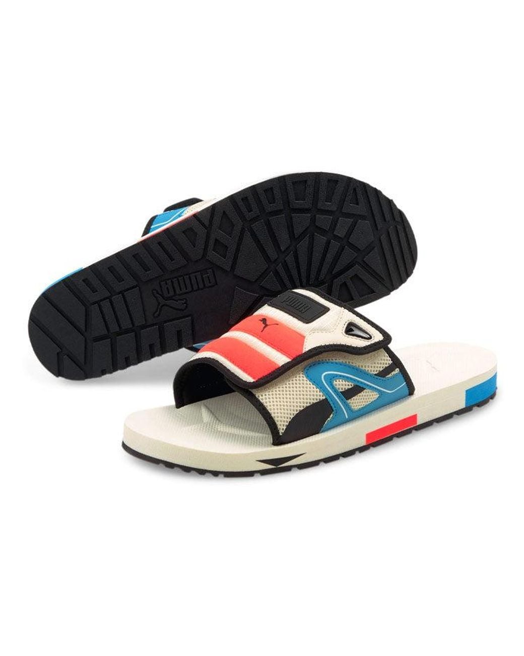 PUMA Blue Mirage Mox Sandal 'Eggnog Fiery Coral' for men