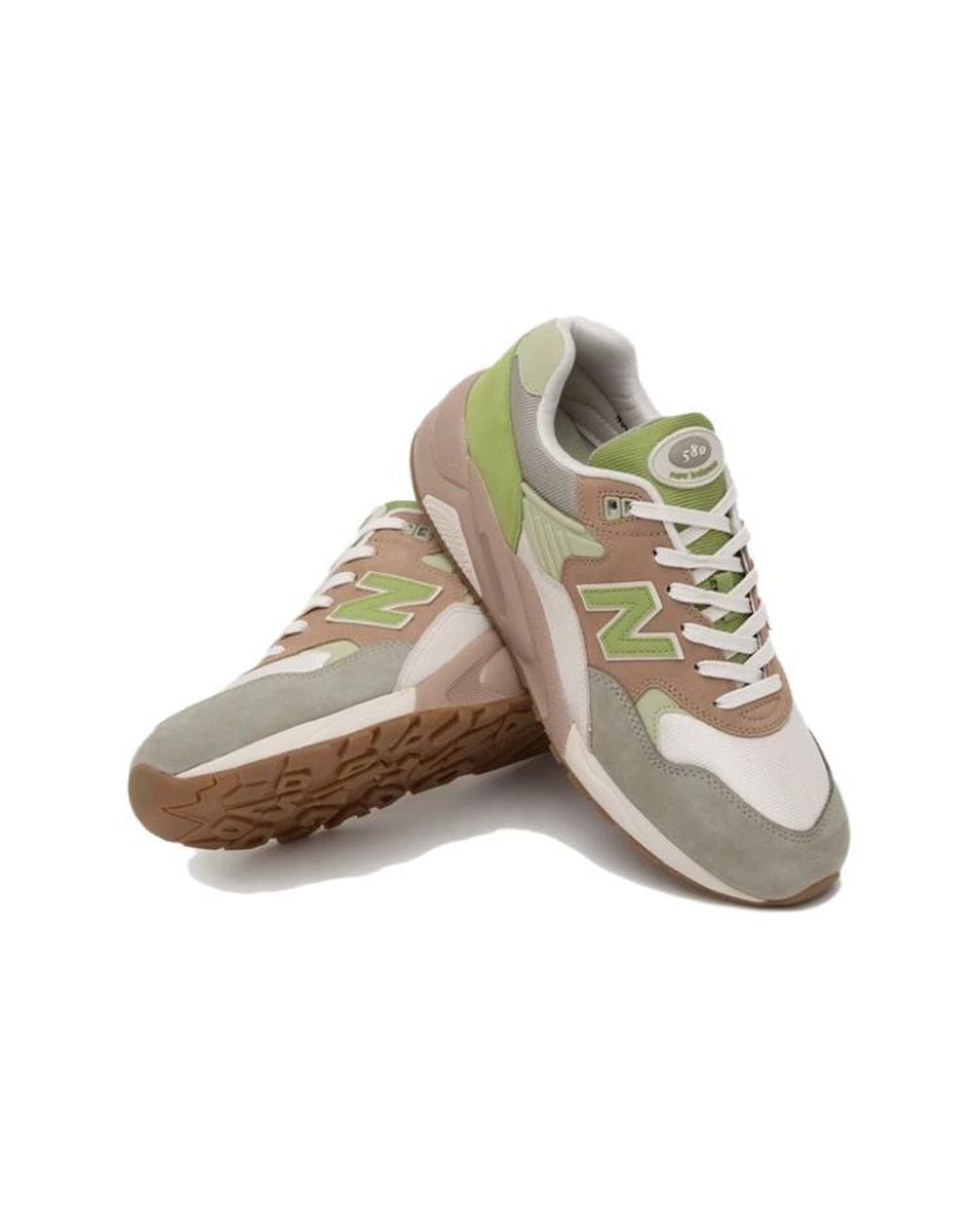 New Balance White 580 'Size? Exclusive Cream' for men
