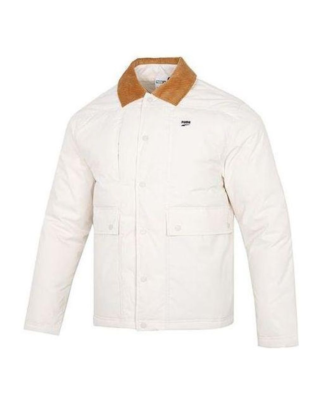 PUMA White Downtown Padded Jacket for men