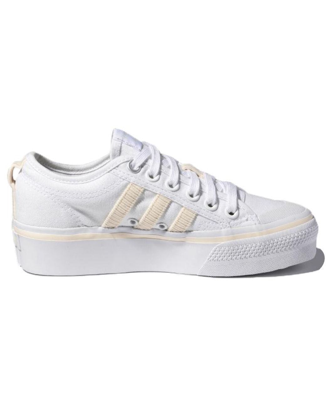 Adidas White (Wmns) Nizza Platform 'Off Cream'
