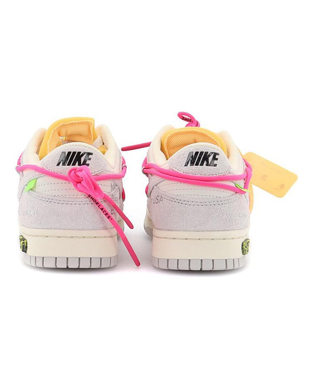 Nike Pink X Off- Dunk Low 'Lot 17 Of 50' for men