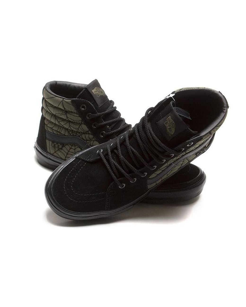 Vans Black Ben Kadow X Skate Sk8-Hi 'Web' for men