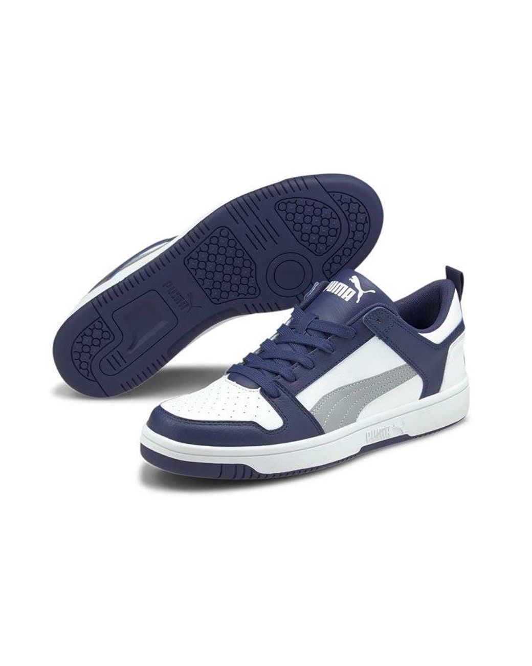 PUMA Blue Rebound Lay Up Lo Sl Low Top Board Shoes for men