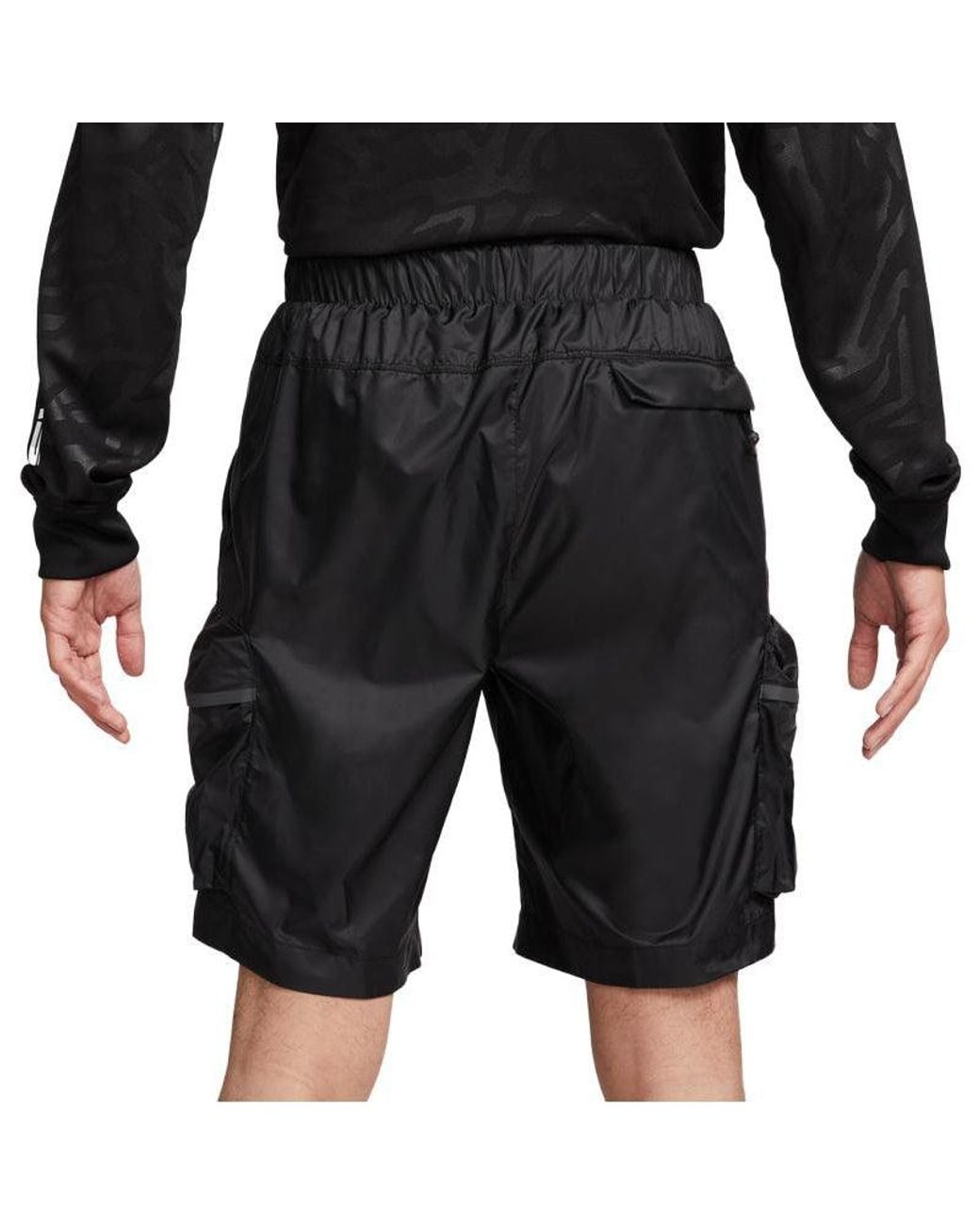 Nike Black Sportswear Tech Pack Cargo Pocket Shorts for men