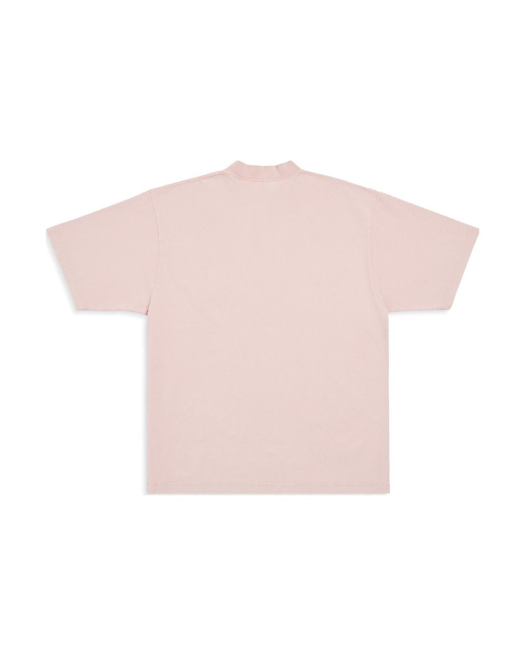Balenciaga Pink Back Flip T-Shirt 'Light' for men