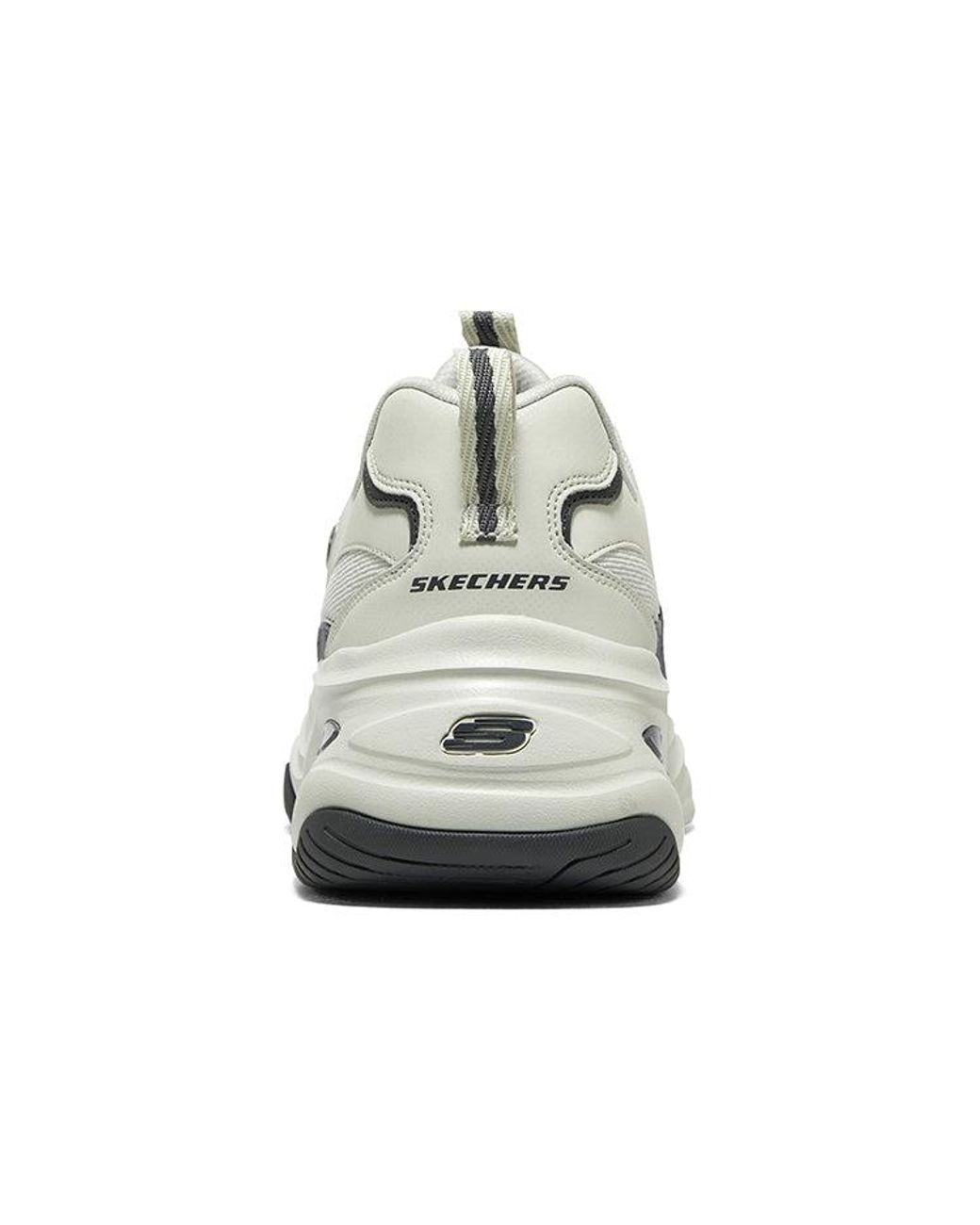 Skechers White D'Lites 4.0 Shoes for men