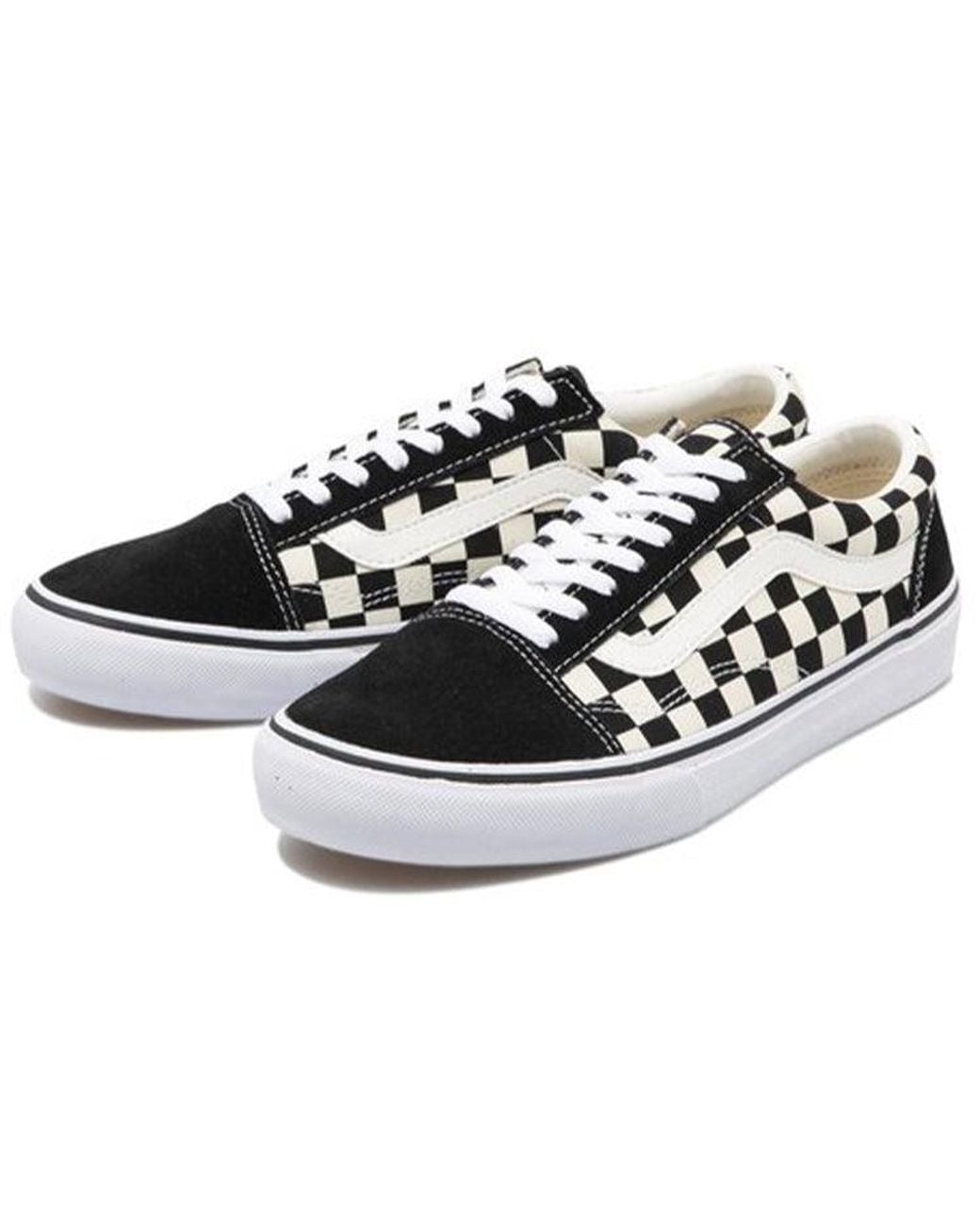Vans Black Old Skool Dx Check for men