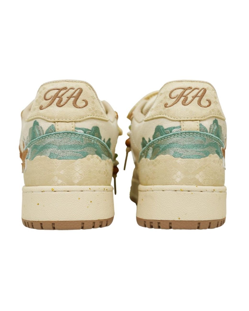 KAALIXTO Metallic Skateboarding Low 'A City Of Cathay' for men