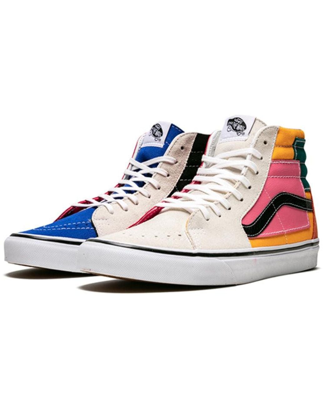 Vans Blue Sk8-Hi 'Patchwork' for men