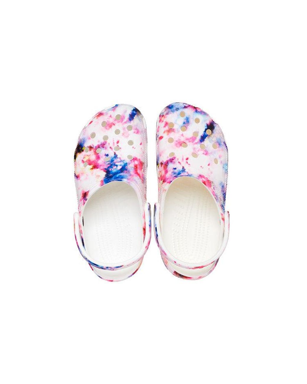 CROCSTM Pink (Wmns) Classic Tie Dye Graphic Clog 'Garnet & Multi'