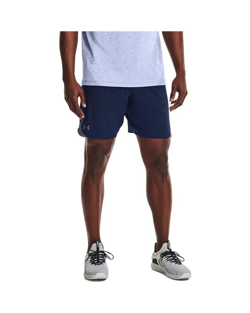Under Armour Blue Elevated Woven Sports Shorts for men