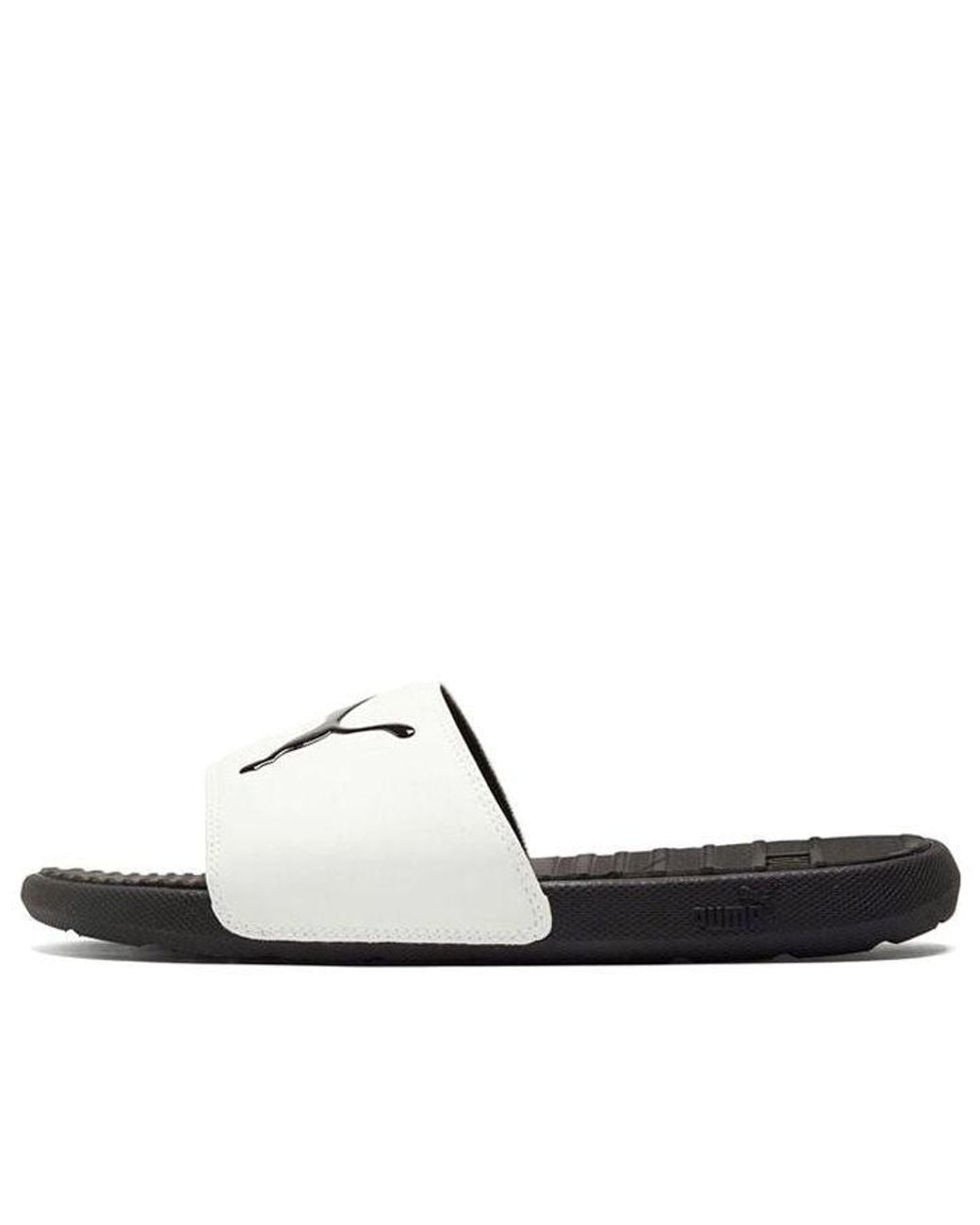 PUMA Black Cool Cat Sports Slippers for men