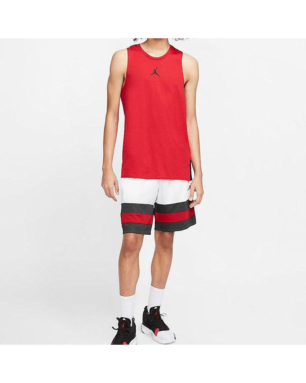 Nike Red 23 Alpha Basketball Sports Vest for men