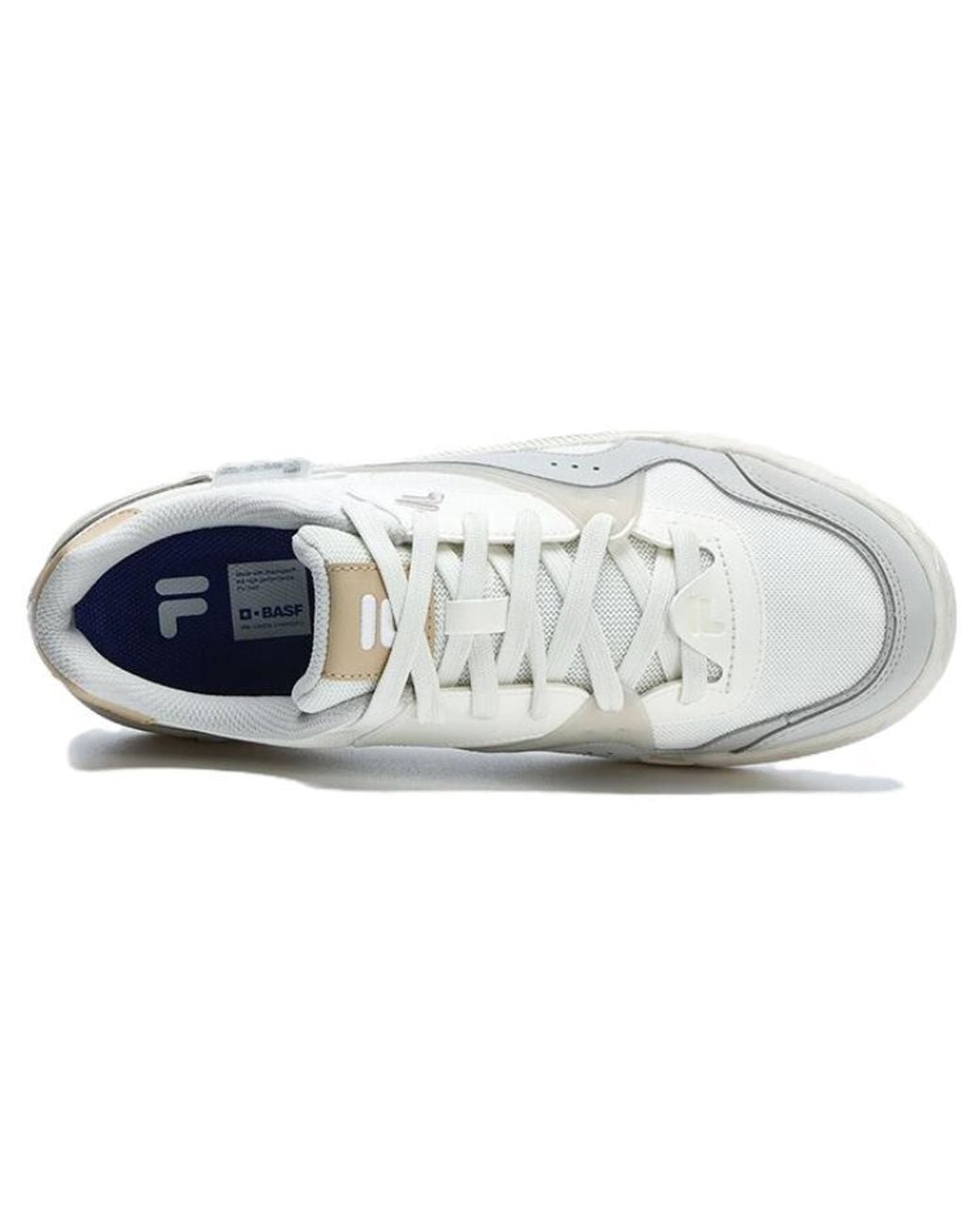 Fila White Classic Skate Shoes for men