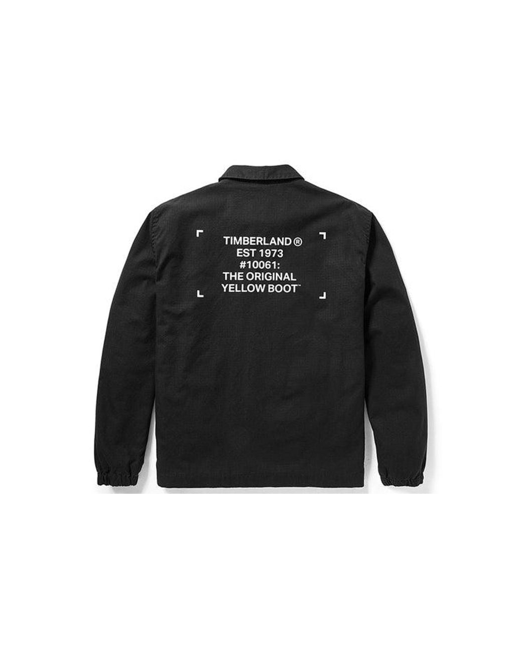 Timberland Black Smu Workwear Coach Jacket for men