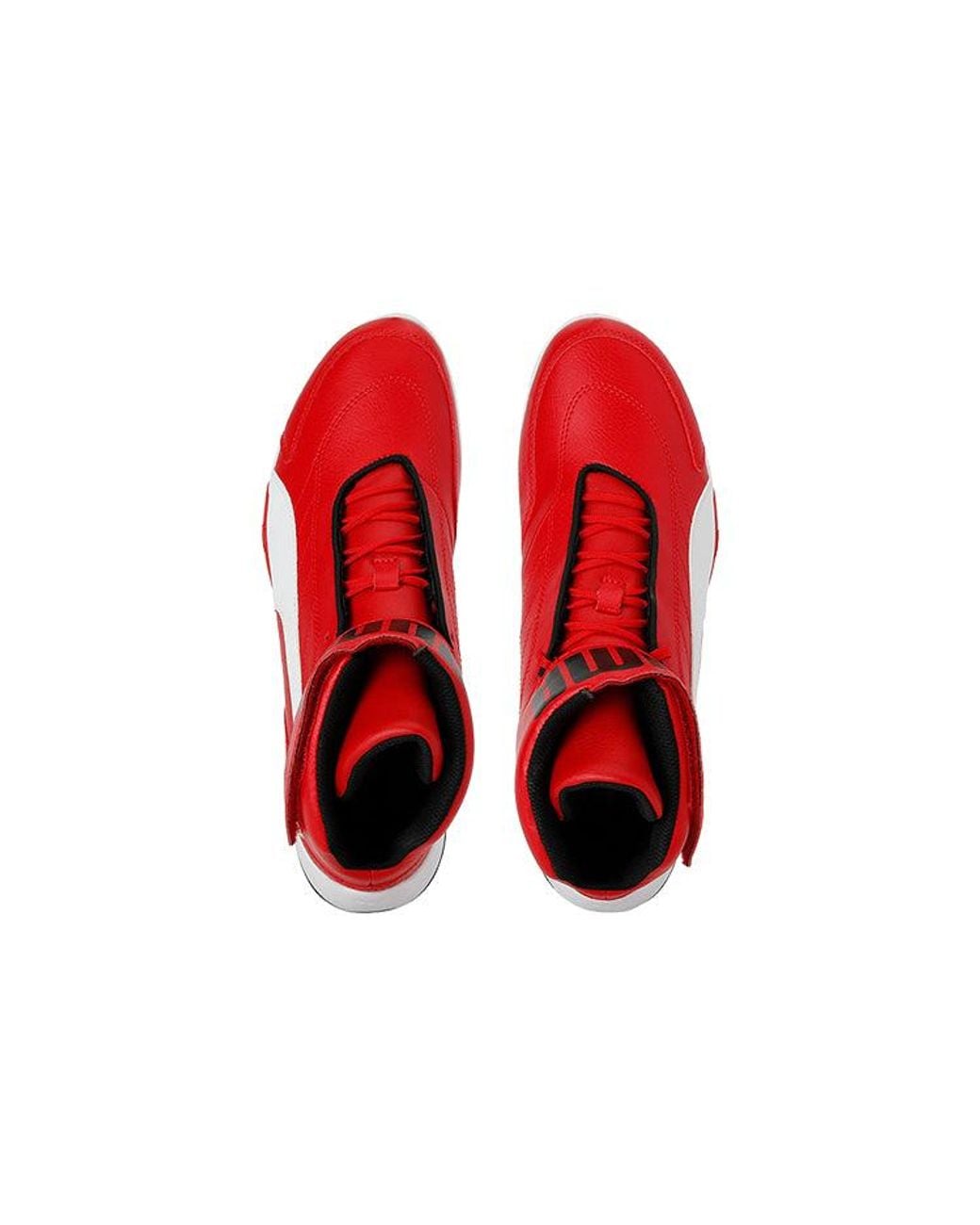 PUMA Red Scuderia Ferrari X Kart Cat Mid 3 High 'Rosso Corsa' for men