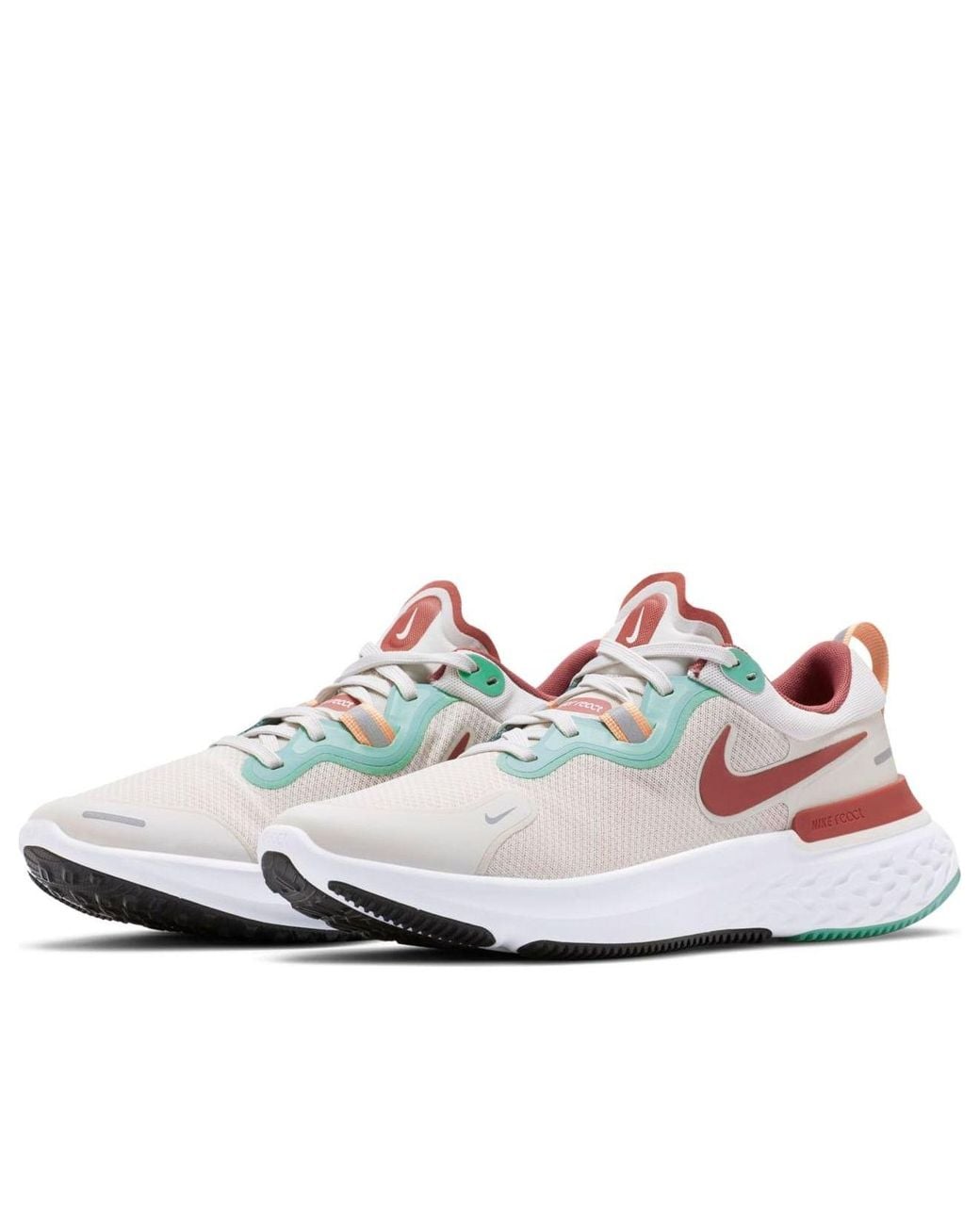 Nike White React Miler 'Light Bone Healing Jade Gelati' for men