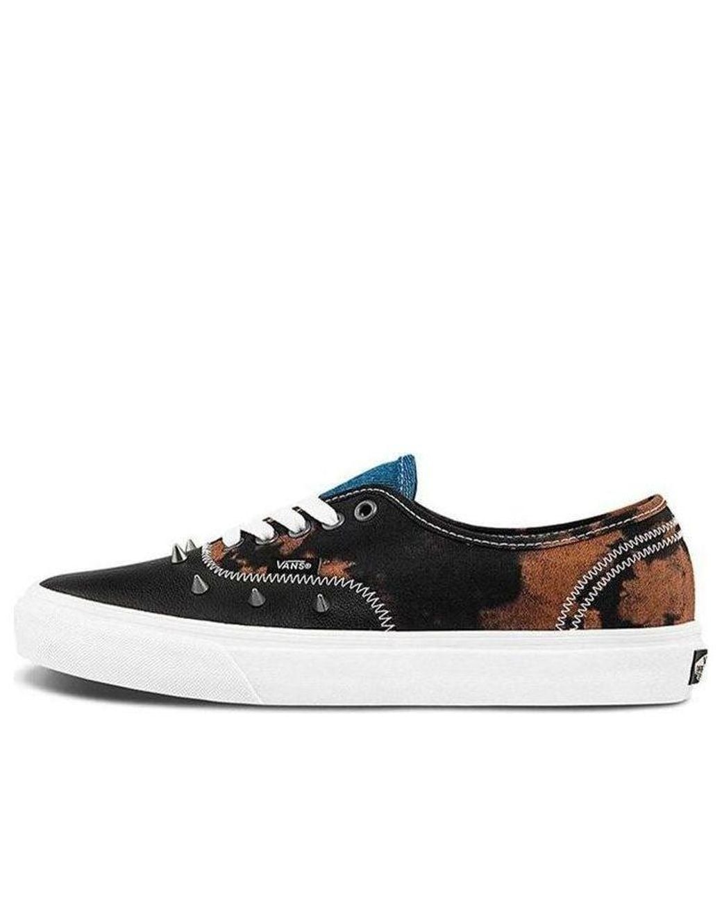 Vans Black Tartan Daze X Authentic 'Multi Acid Dye' for men