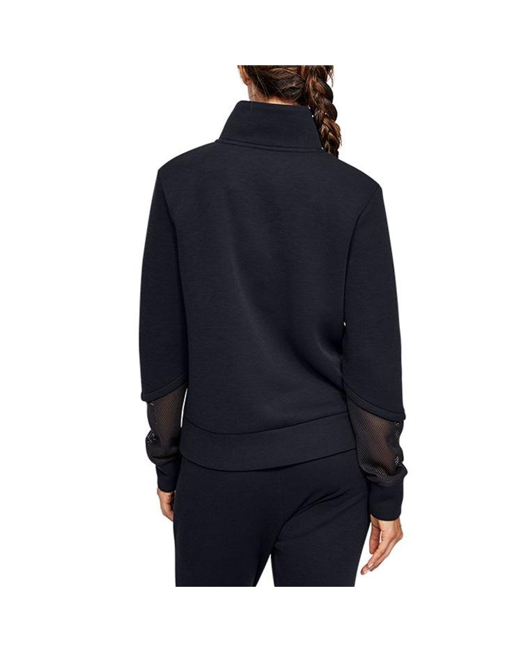 Under Armour Blue (Wmns) Splicing Pocket High Collar
