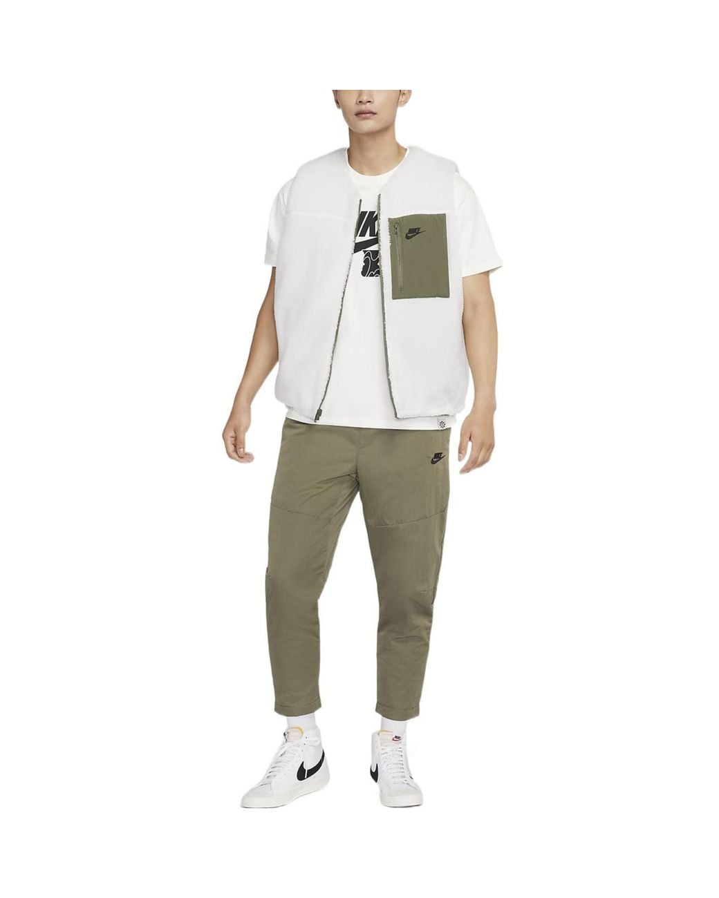 Nike White Club+ Reversible Winterized Vest for men